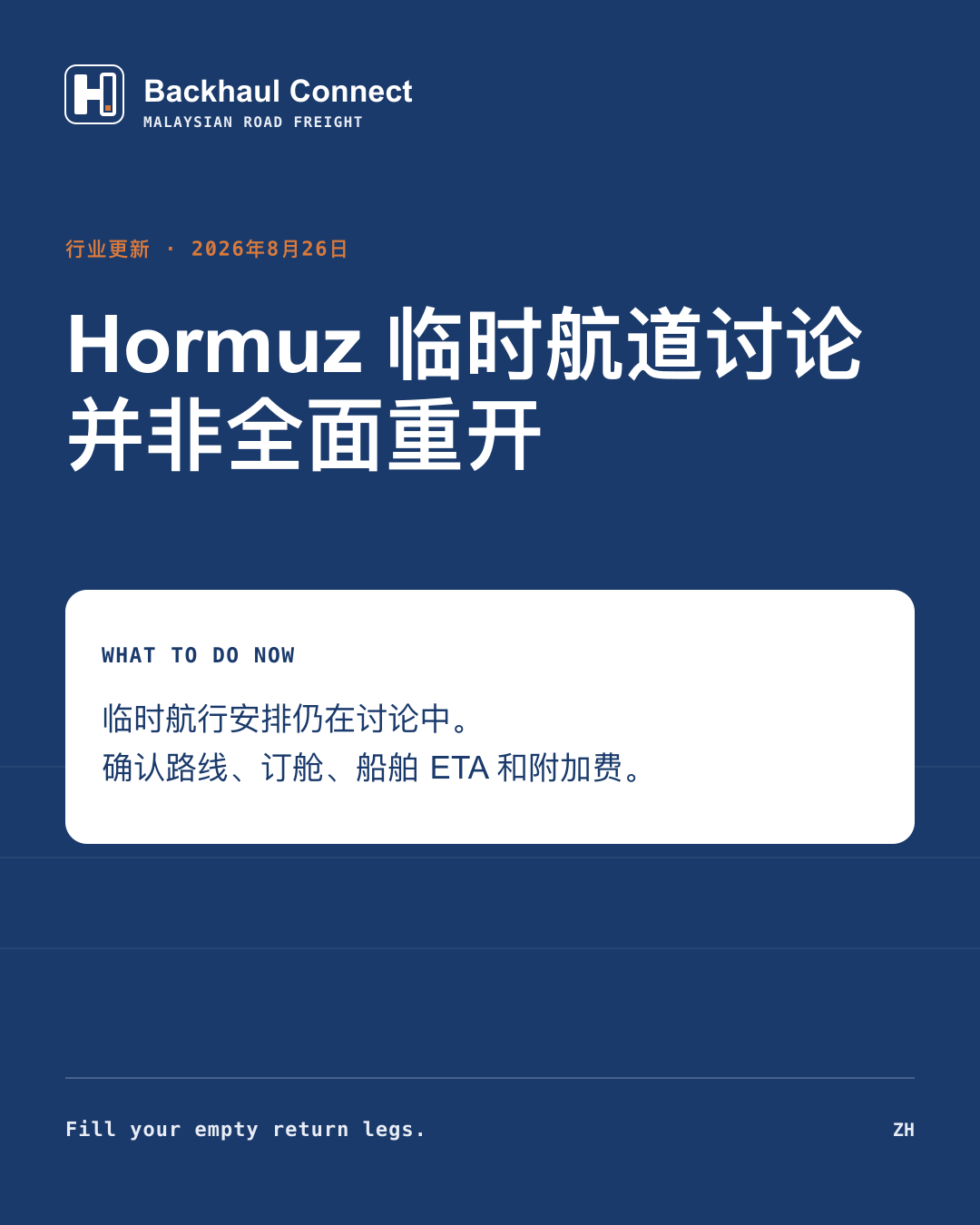 Iran–Oman 临时 Hormuz 航道讨论：海湾货物应核实什么