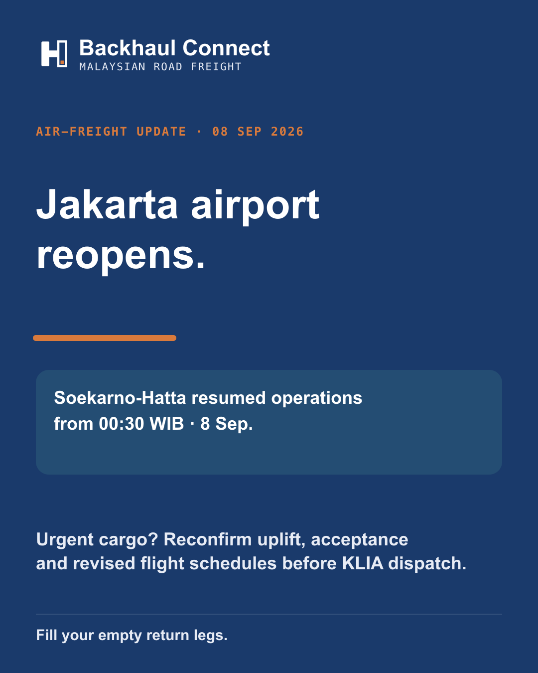 Jakarta airport reopens, but Malaysia–Indonesia flight recovery remains uneven
