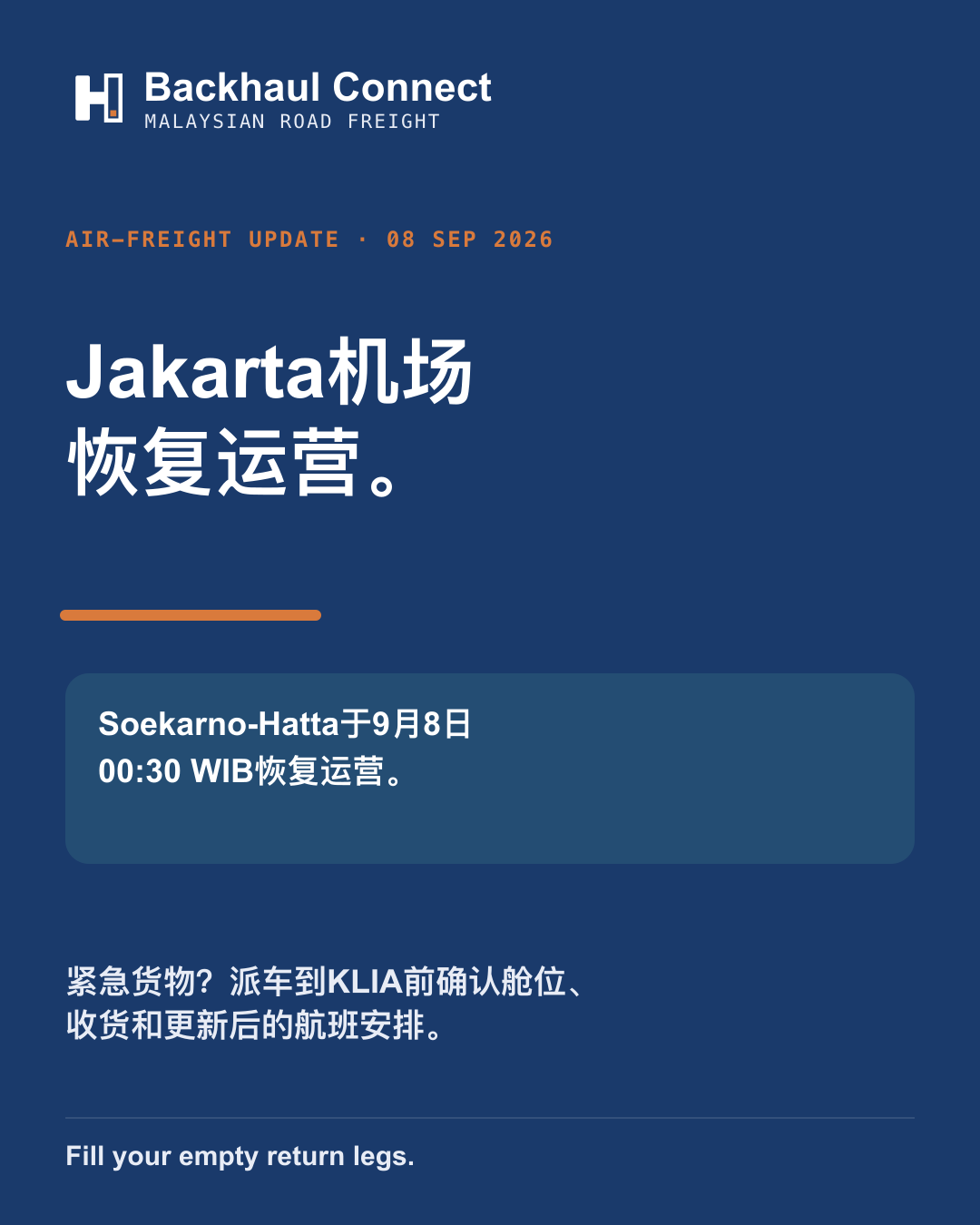 Jakarta机场恢复运营，但Malaysia–Indonesia航班恢复仍不均衡