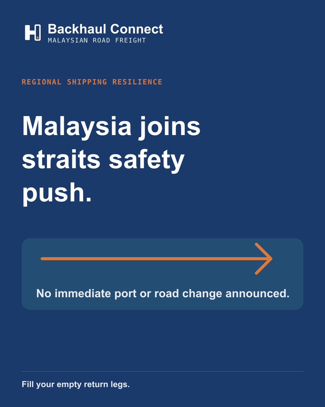 Malaysia joins new regional push to keep the Malacca and Singapore Straits safe and open