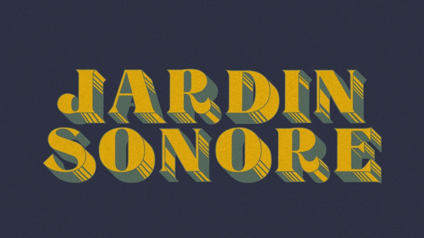 Jardin Sonore Festival 2026 poster - Vitrolles, France