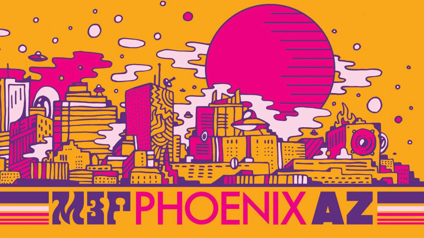 M3f Fest 2026 poster - Phoenix, Arizona, United States