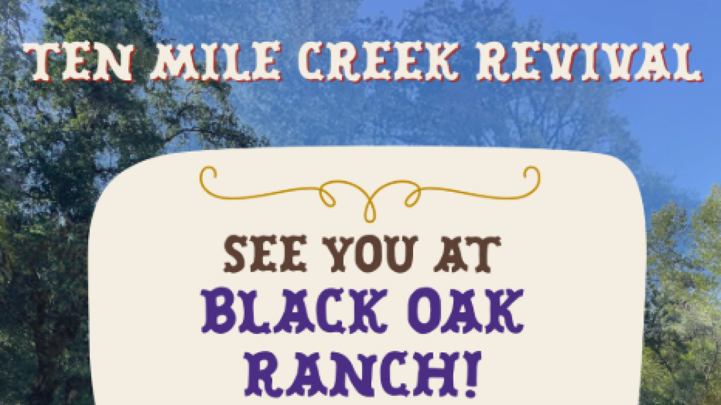 Ten Mile Creek Revival 2026 poster - Laytonville, California, United States
