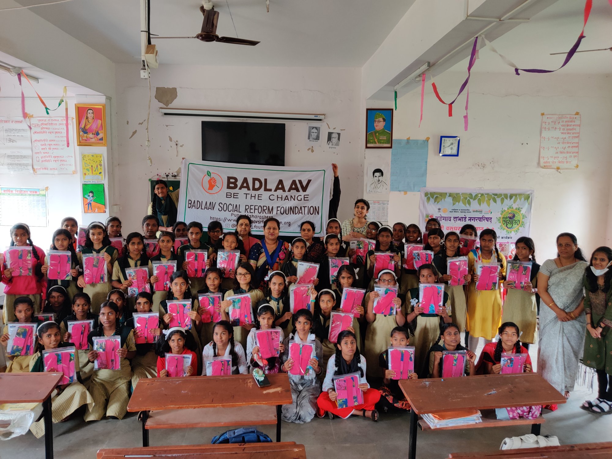 Badlaav SRF joins forces with Pune Ploggers and Global Shapers Community Pune to aid menstrual literacy