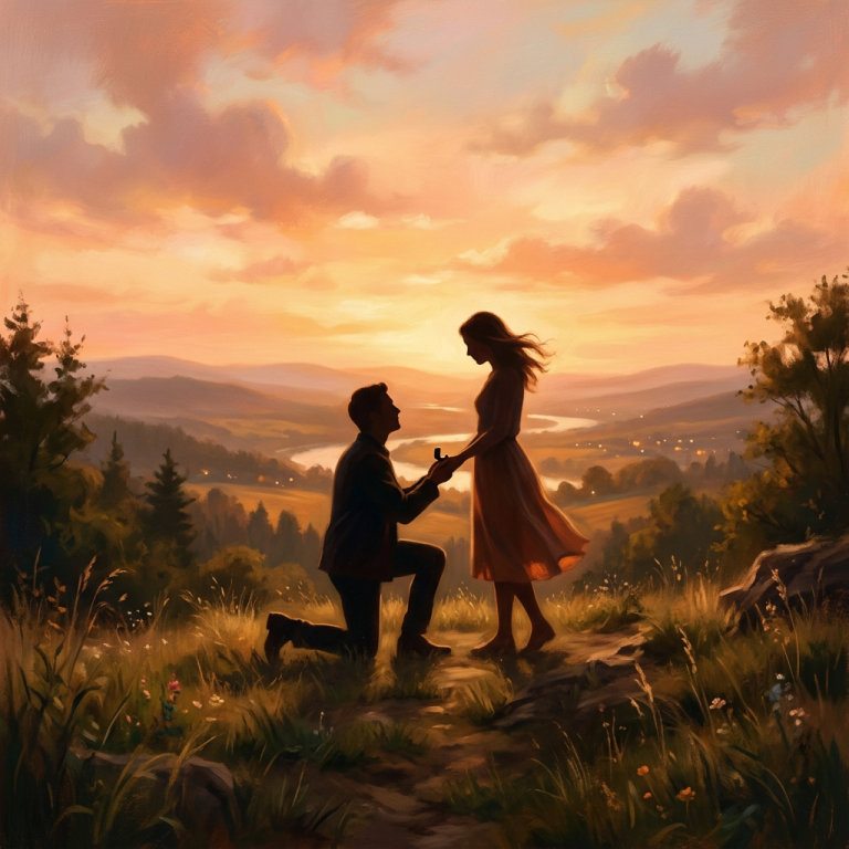 A proposal song that asks the question for you