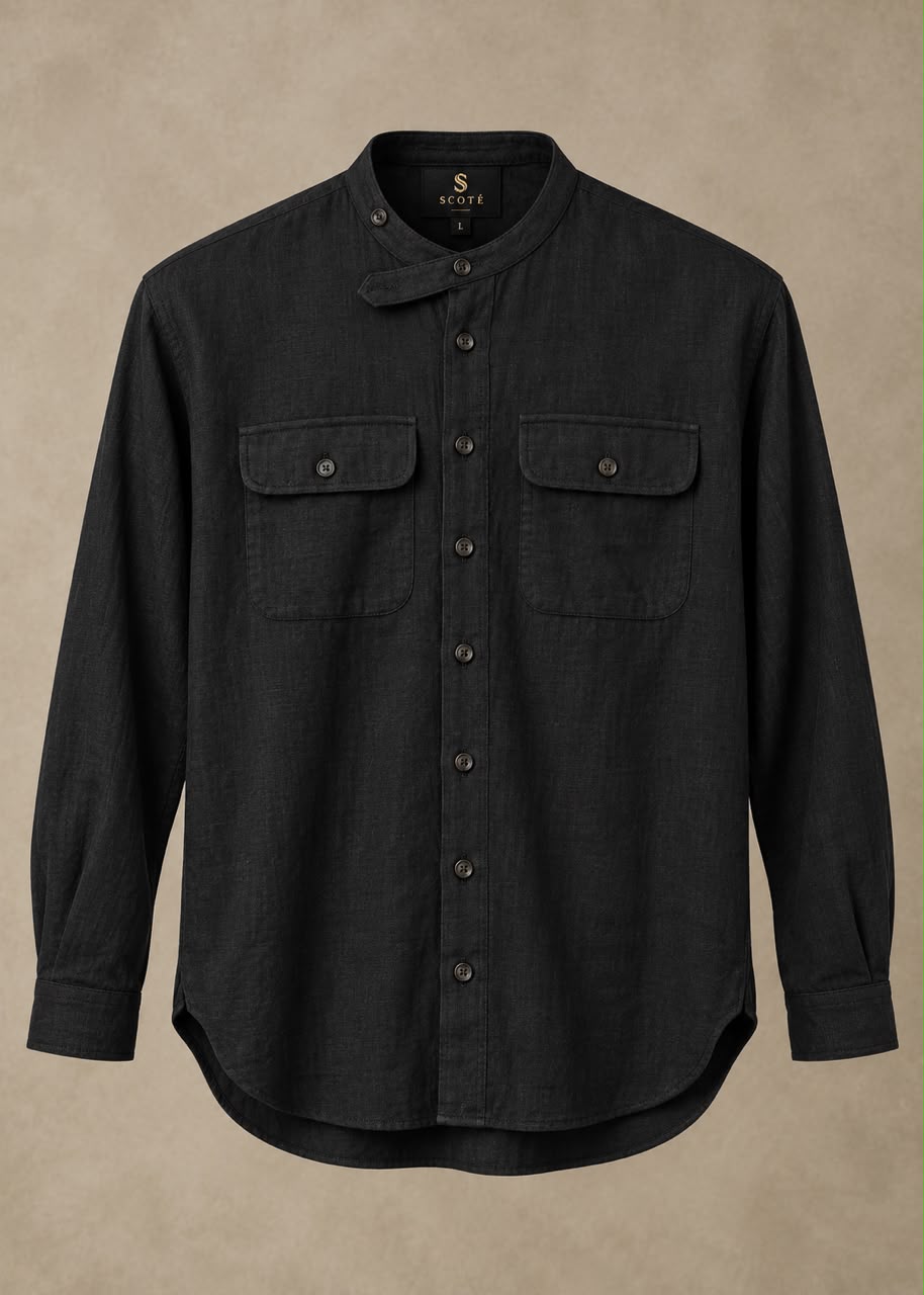 Long-sleeve shirt — Black (Test)