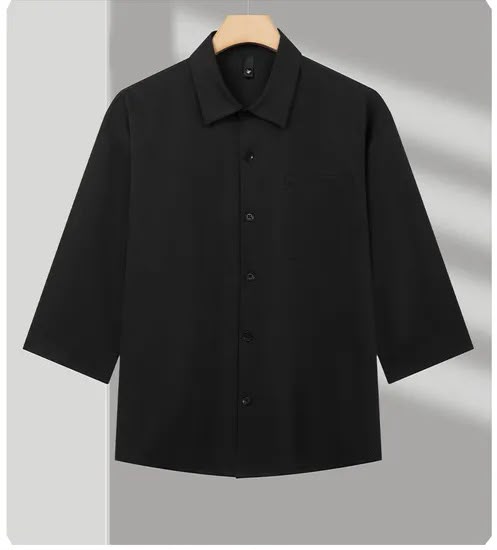 Short-sleeve shirt — Black (Test)
