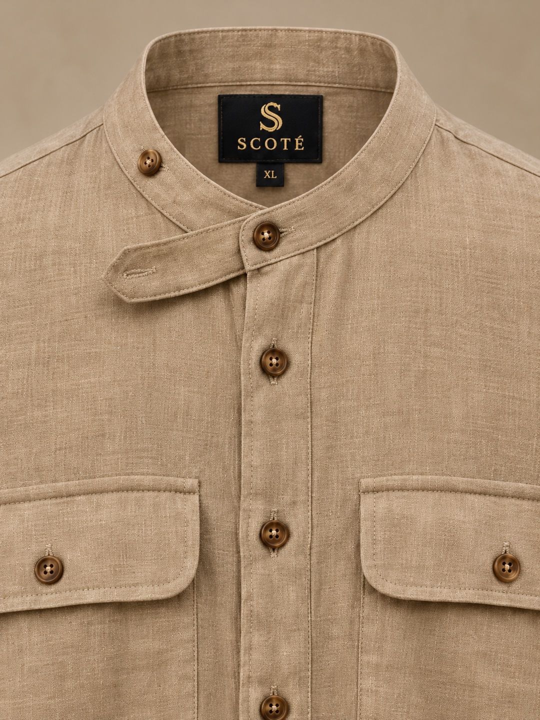 Long-sleeve shirt — Sand (Test), product view 2 of 5