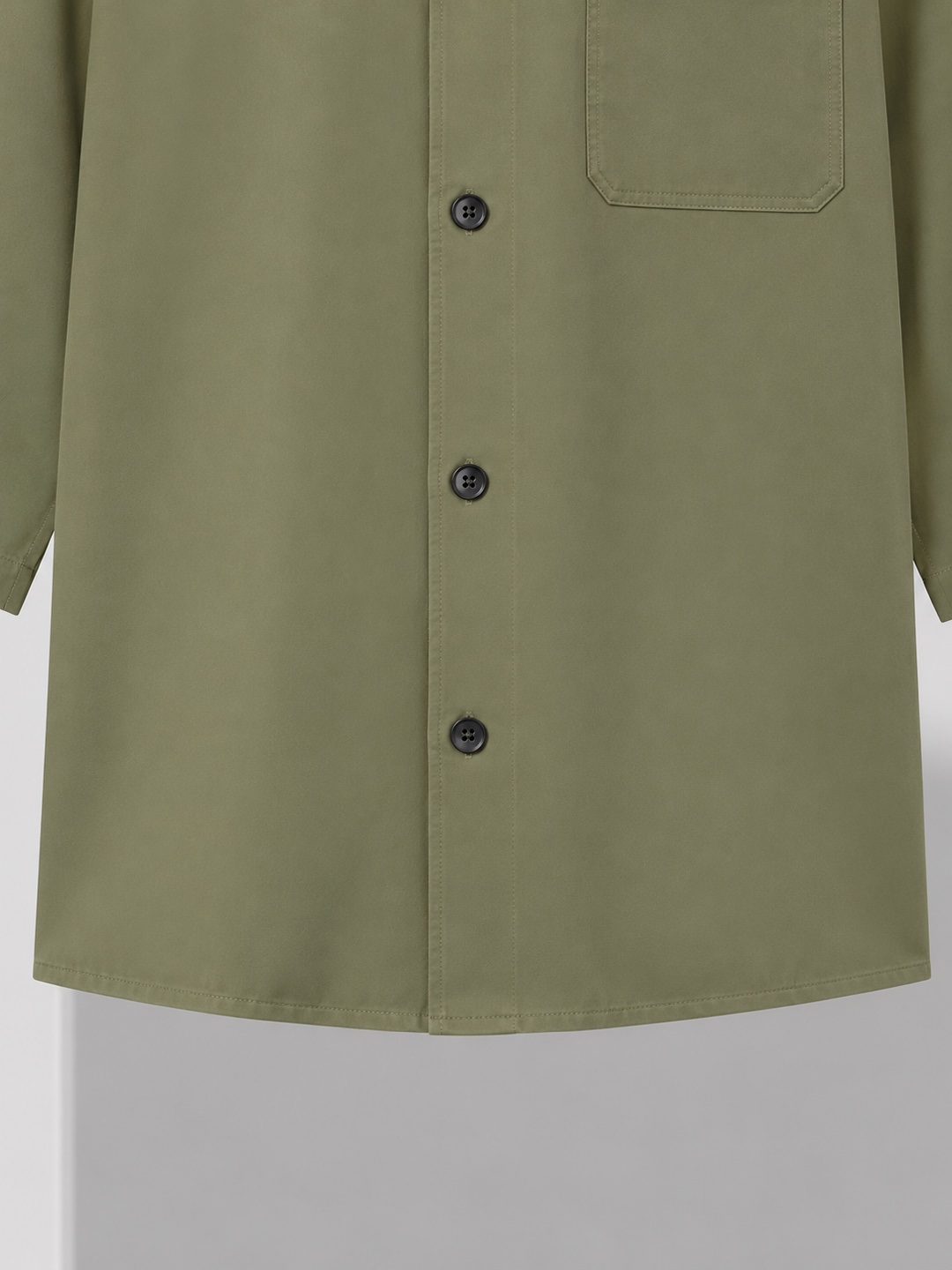 Short-sleeve shirt — Olive (Test), product view 5 of 5