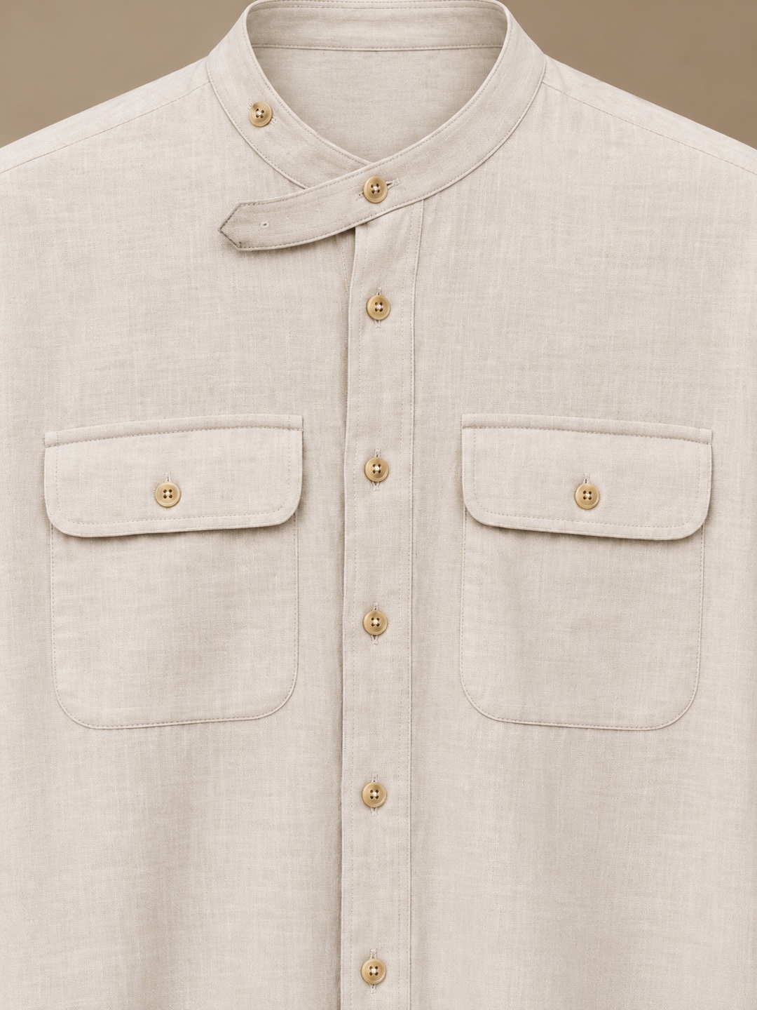 Long-sleeve shirt — Ivory (Test), product view 3 of 5
