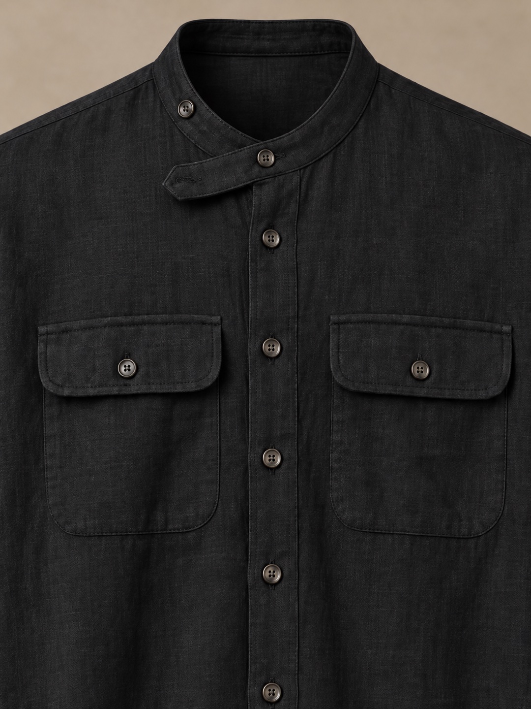 Long-sleeve shirt — Black (Test), product view 3 of 5