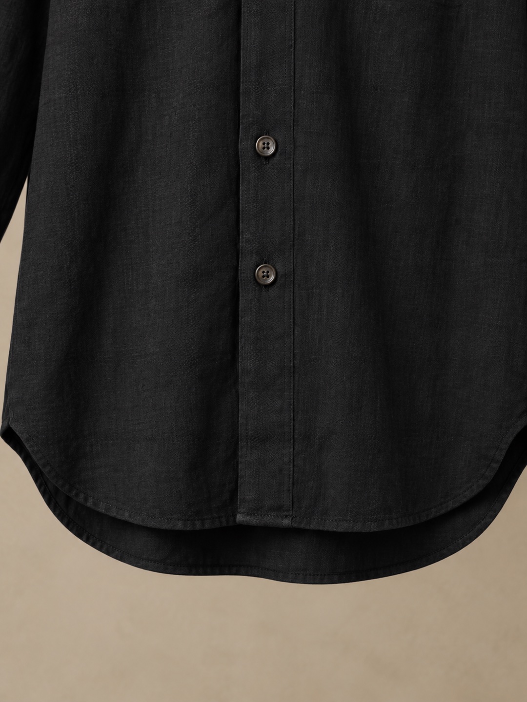 Long-sleeve shirt — Black (Test), product view 5 of 5