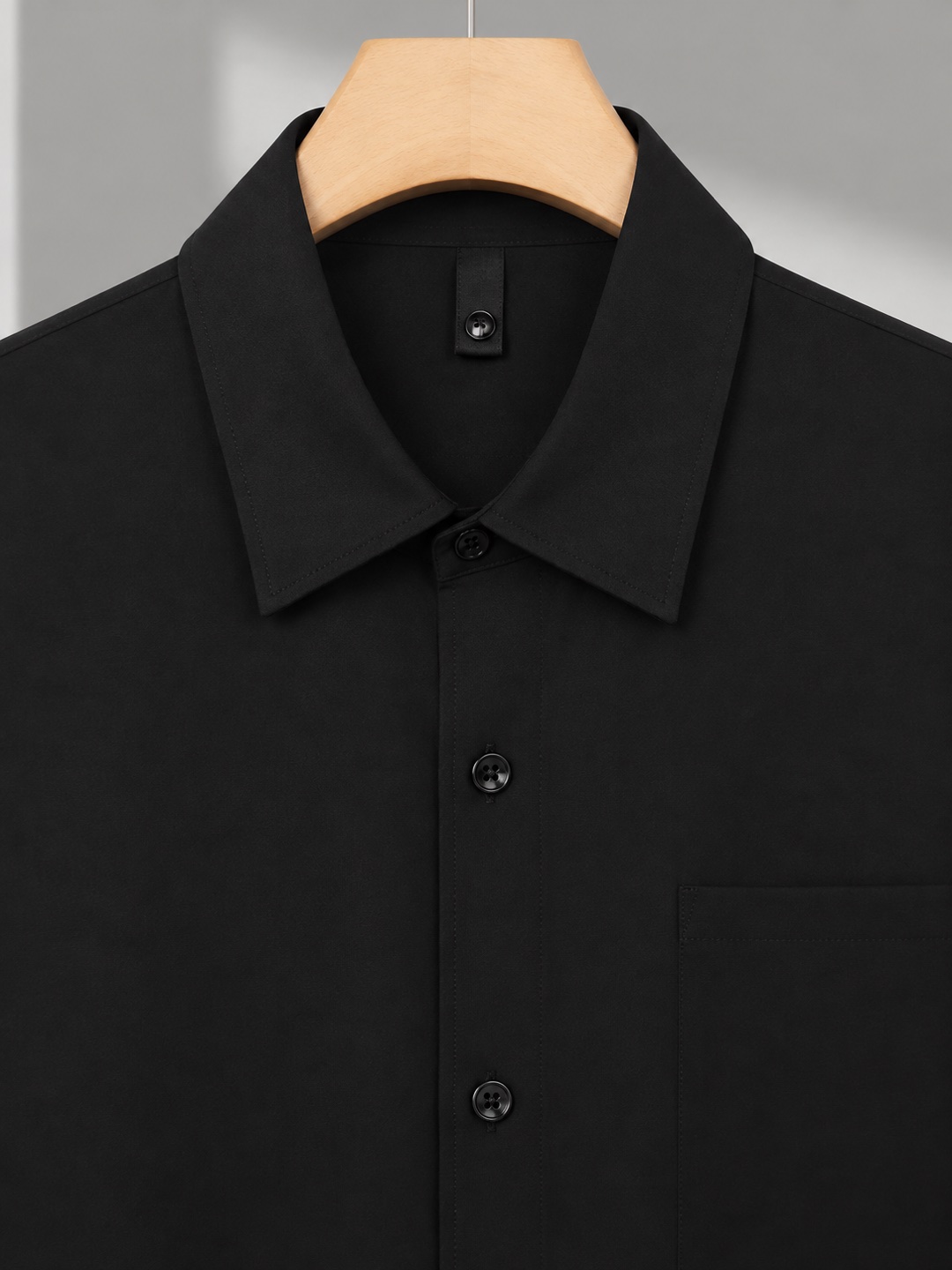 Short-sleeve shirt — Black (Test), product view 2 of 5