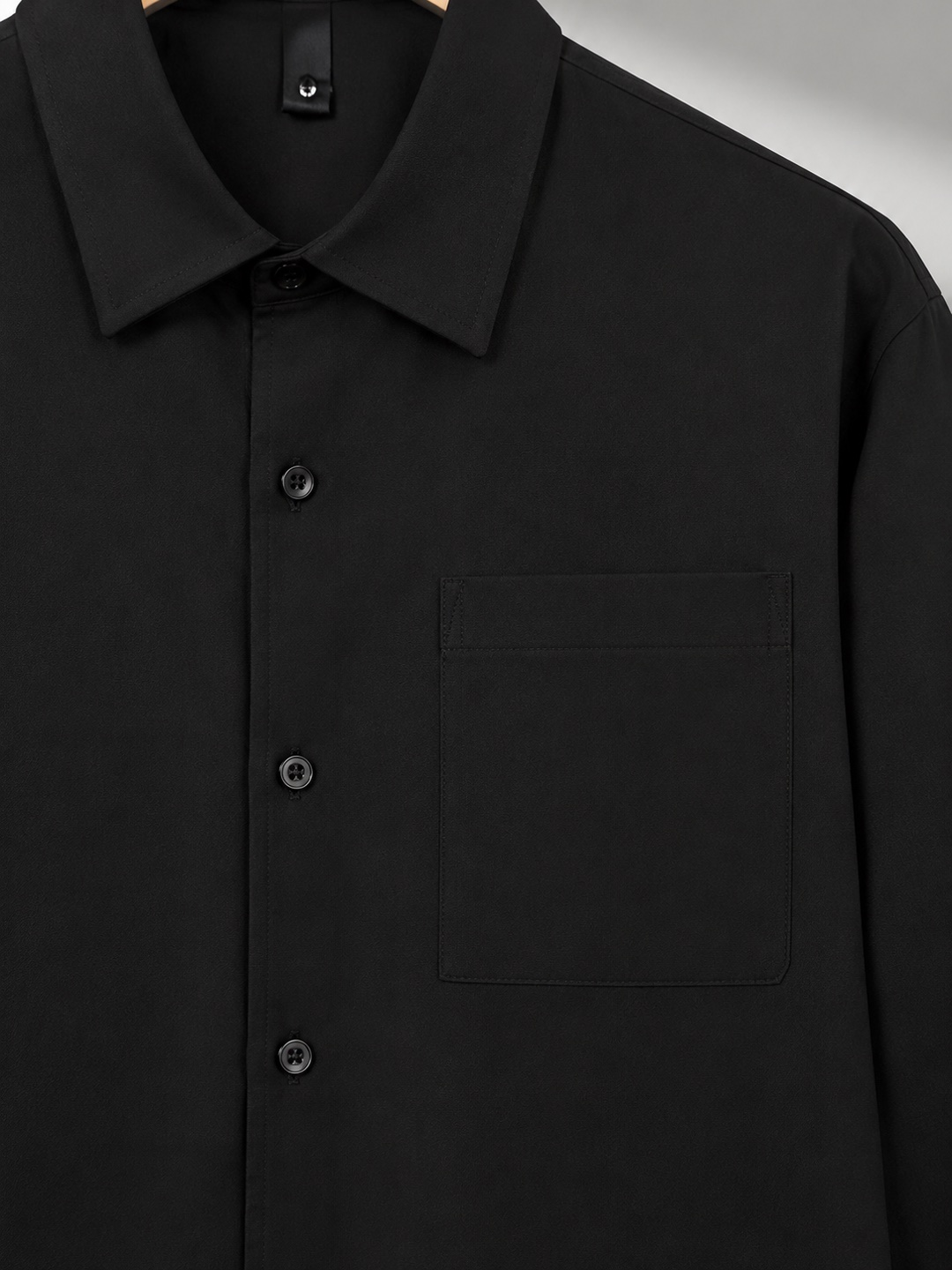 Short-sleeve shirt — Black (Test), product view 3 of 5