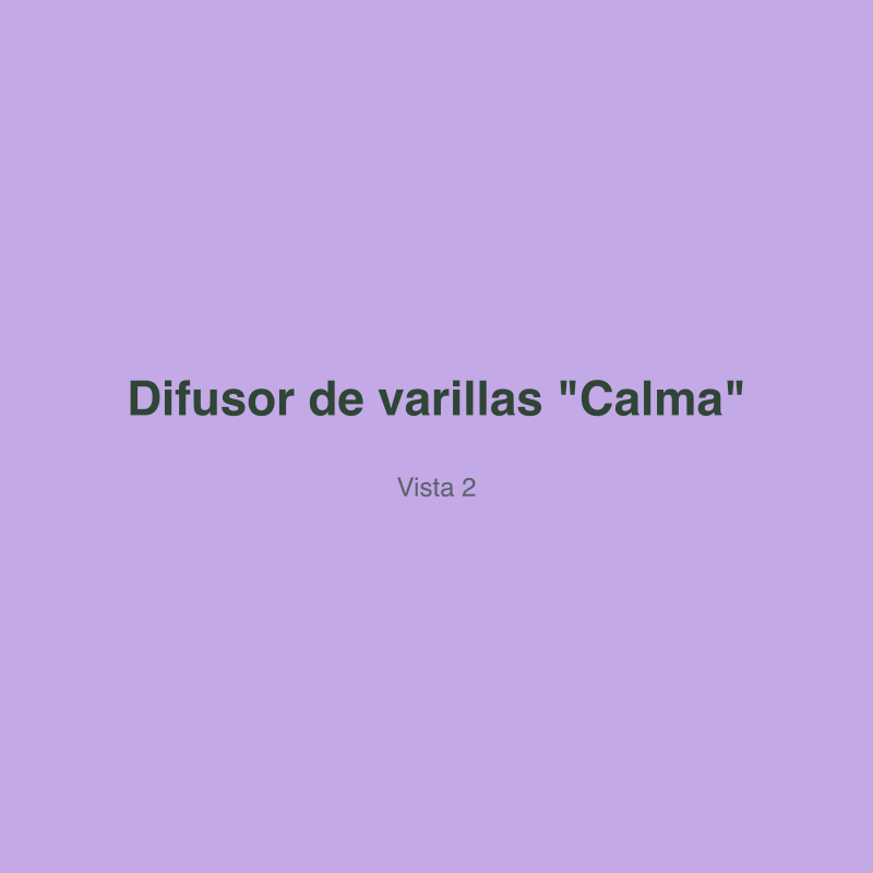 Difusor de varillas "Calma" — vista 2