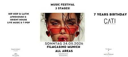 SPECIAL im FILMCASINO! 7 JAHRE CATI EVENTS MUSIC FESTIVAL /w Special Guests