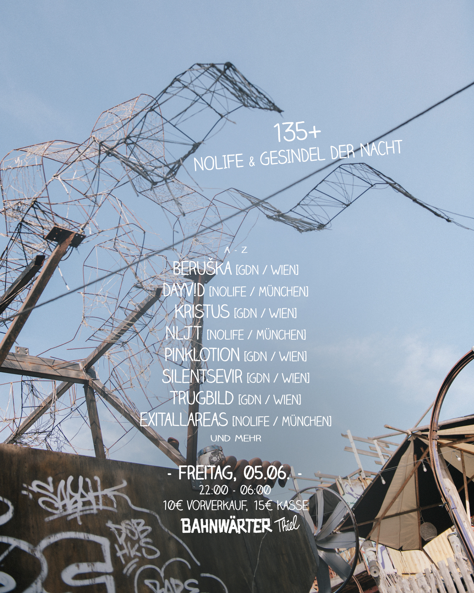 135+ mit Nolife & Gesindel der Nacht