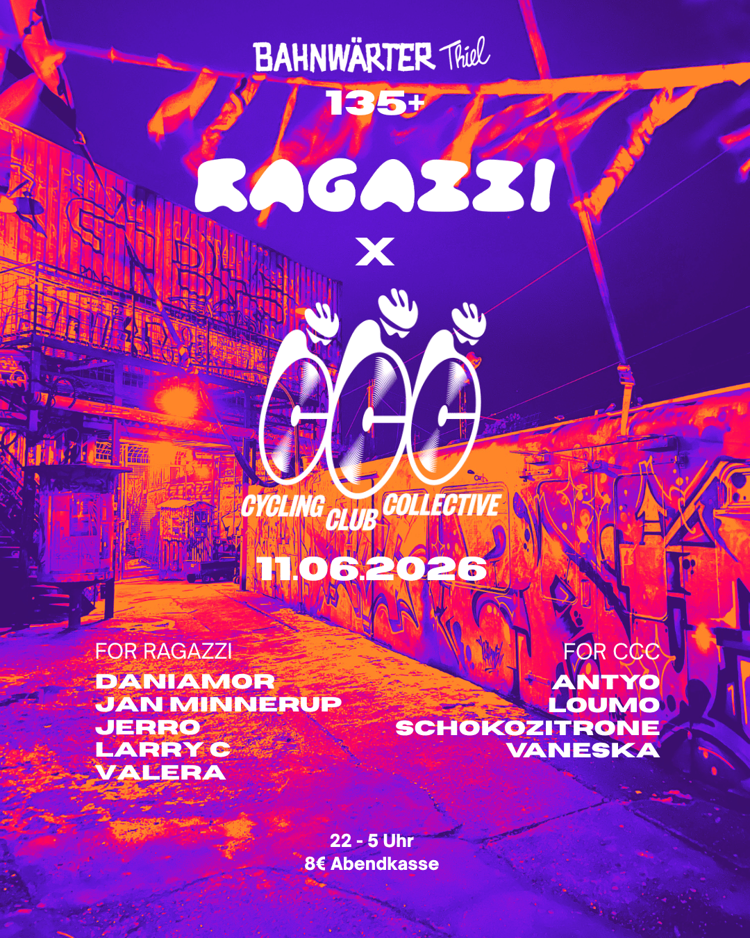 135+ mit Ragazzi & Cycling Club Collective