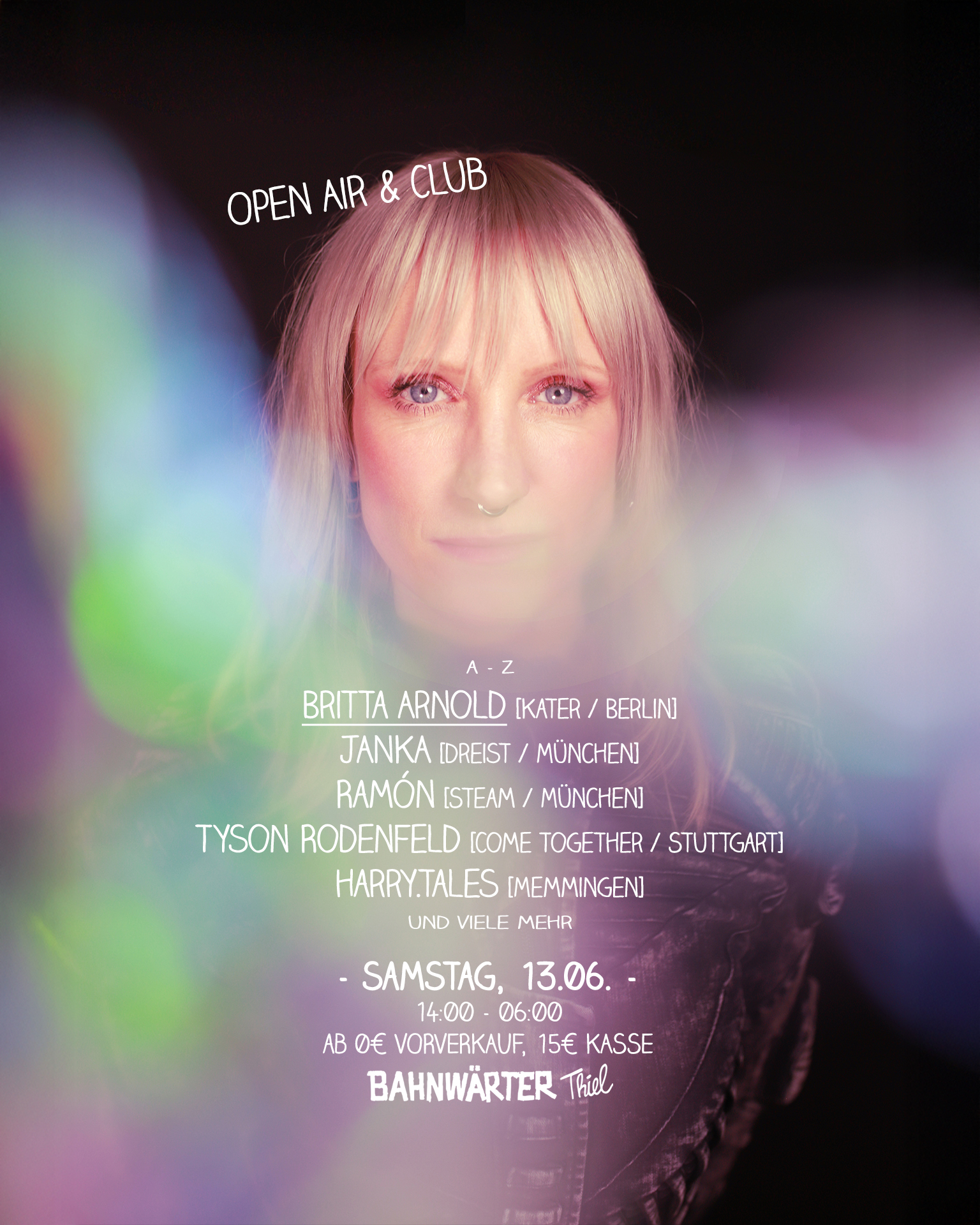 Bahnsteig Open Air & Club mit Britta Arnold
