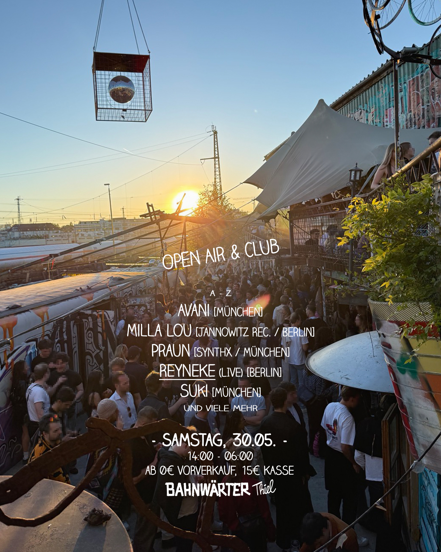 Bahnsteig Open Air & Club mit Reyneke (live)