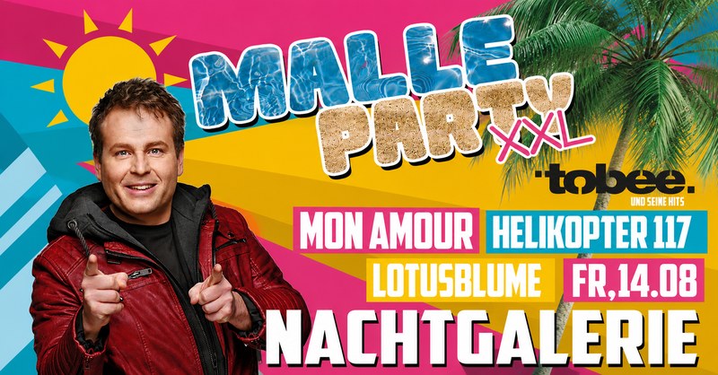 Malle XXL mit Tobee live on Stage