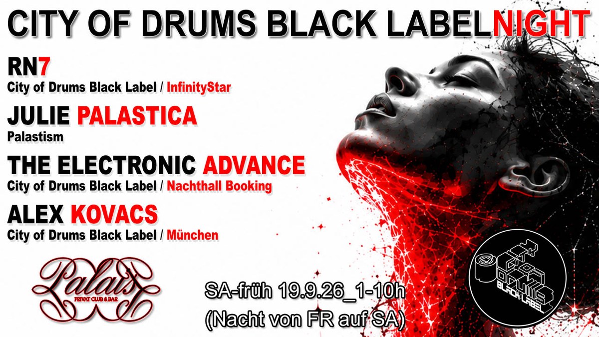 CITY OF DRUMS BLACK LABEL NIGHT