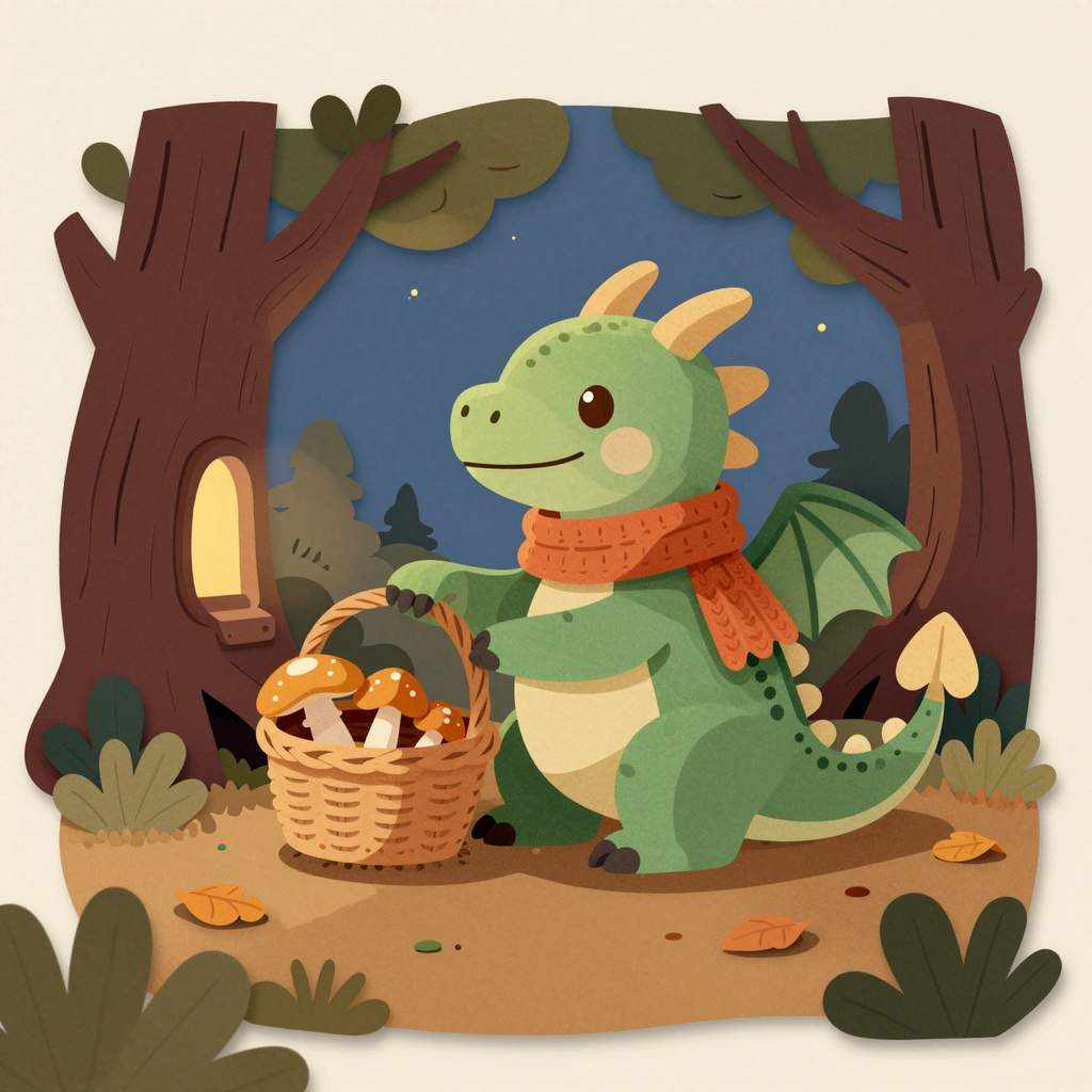 Antek i najpiękniejszy grzybek w lesie - ilustracja 5