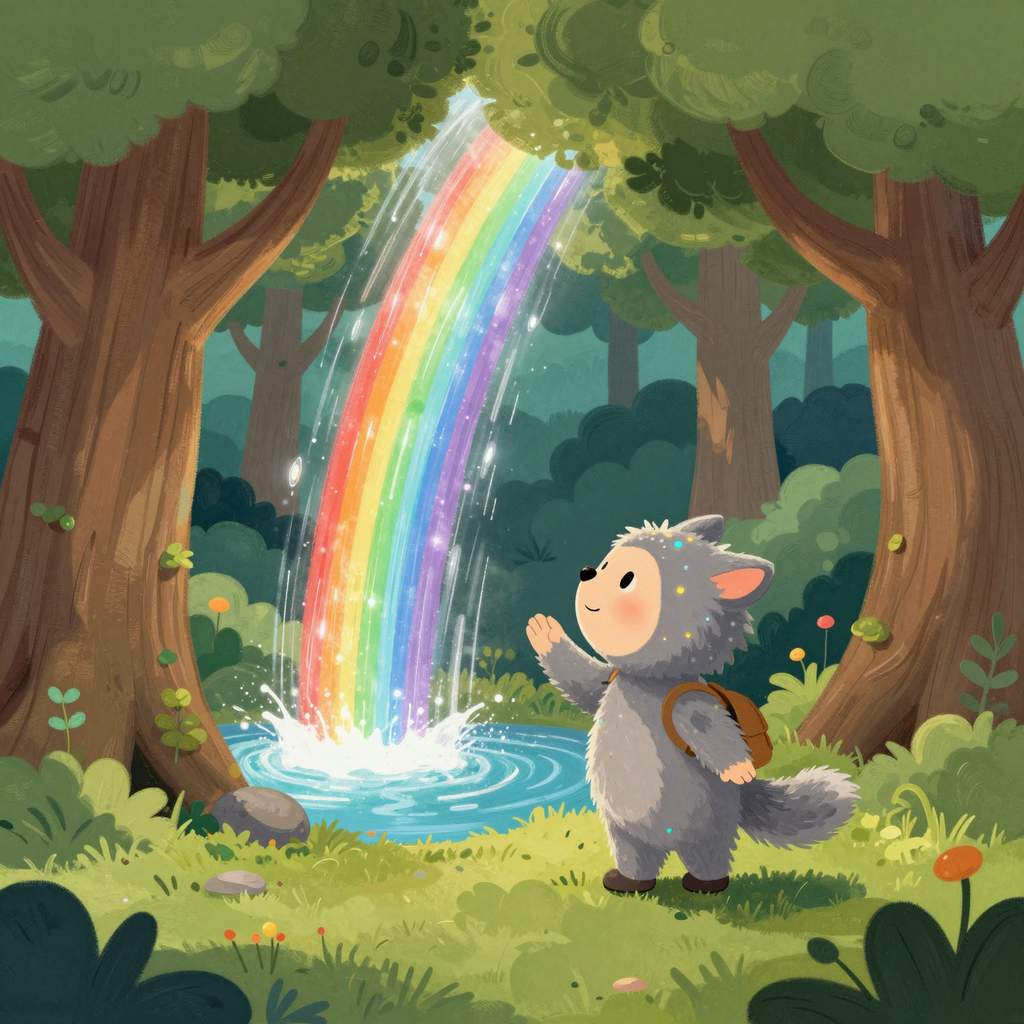 Bąbel i Sekret Tęczowego Wodospadu - ilustracja 3