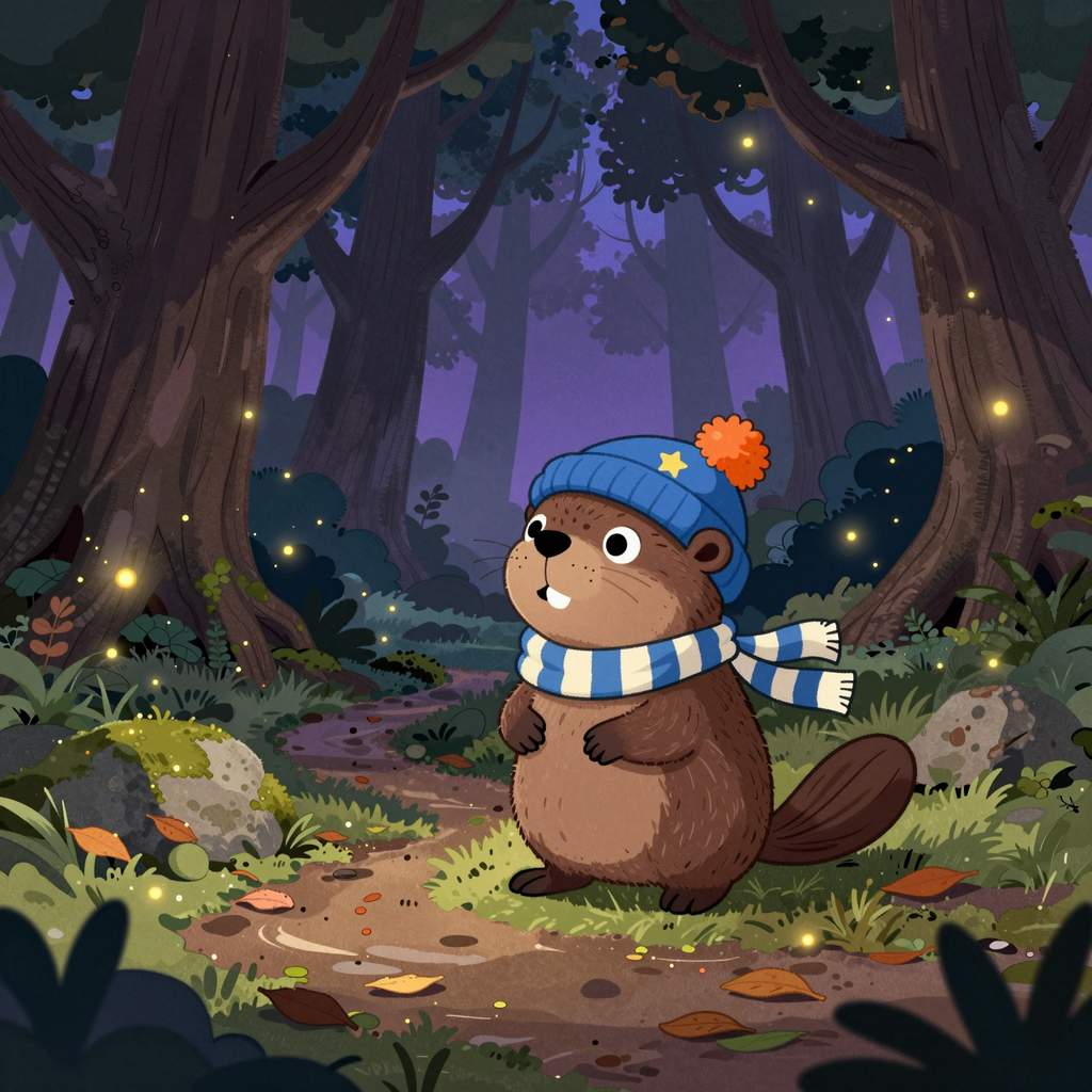 Baj Bóbr i Magia Leśnej Iskry - ilustracja 1