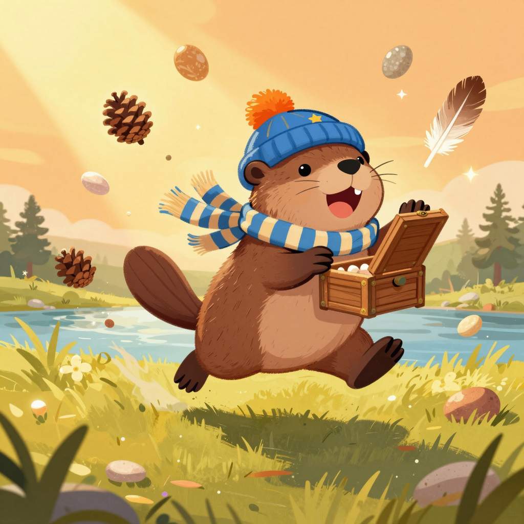 Baj Bóbr i Pudełko Wakacyjnych Skarbów - ilustracja 1