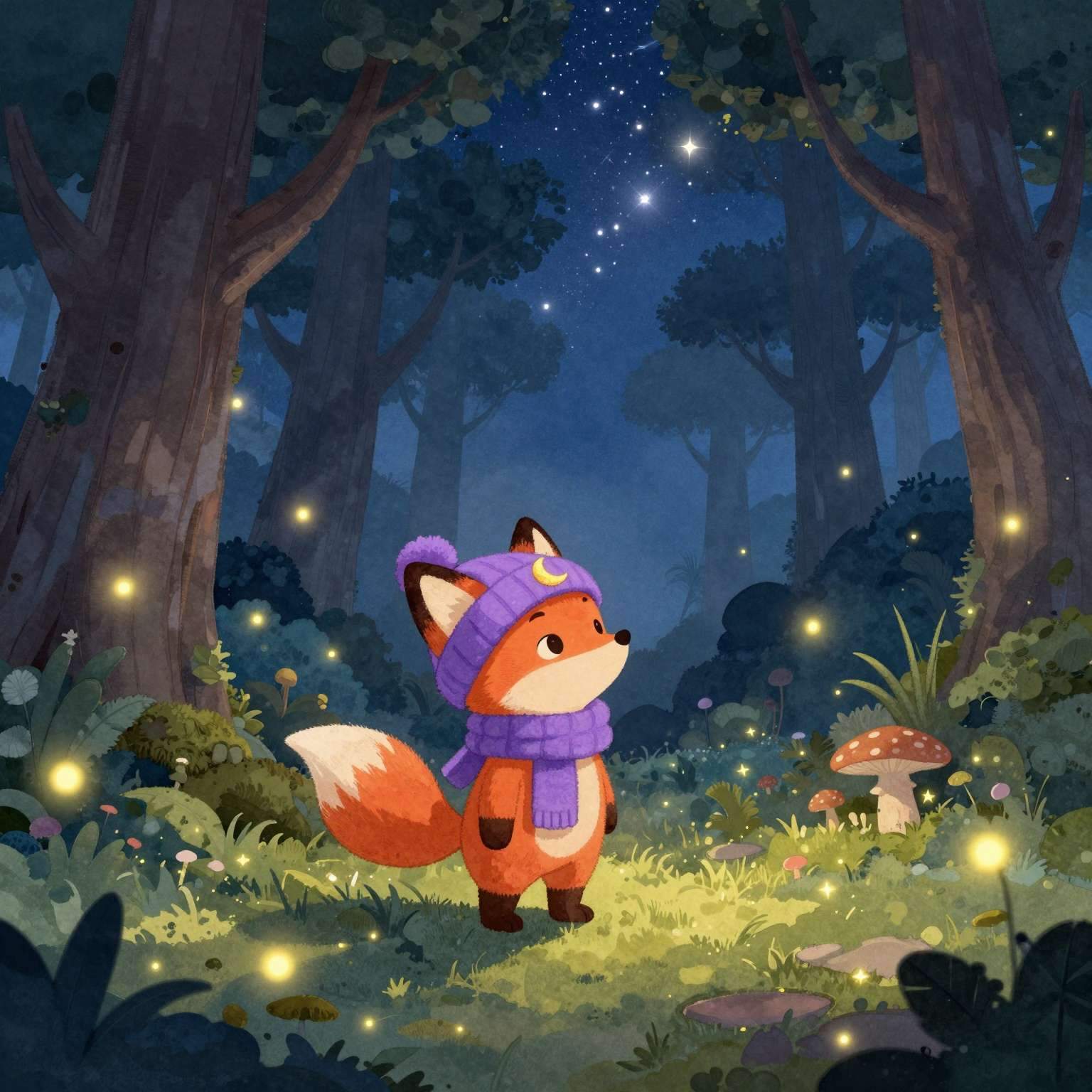 Baja i Magiczny Las Gwiazd - ilustracja 1