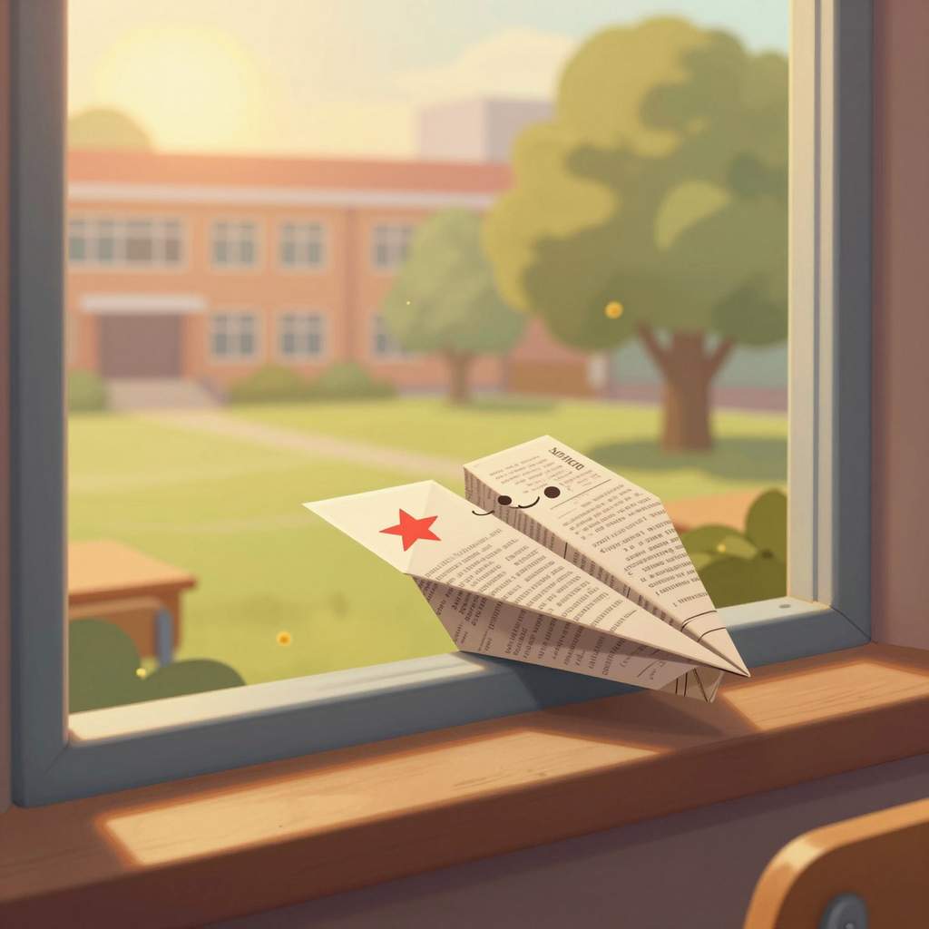 Kropka i pierwszy lot przed dzwonkiem - ilustracja 5