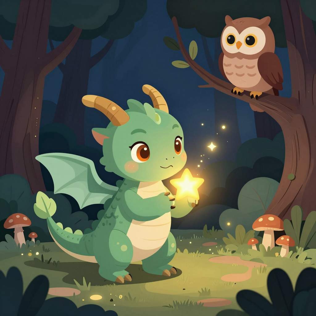 Luna i Gwiazdka, Która Zgubiła Blask - ilustracja 3
