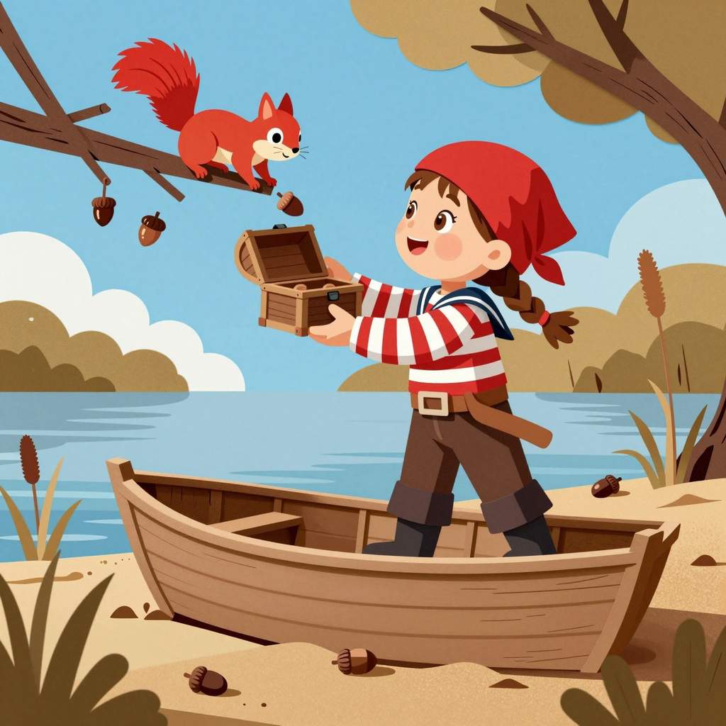 Perełka i piracki skarb na zimę - ilustracja 2