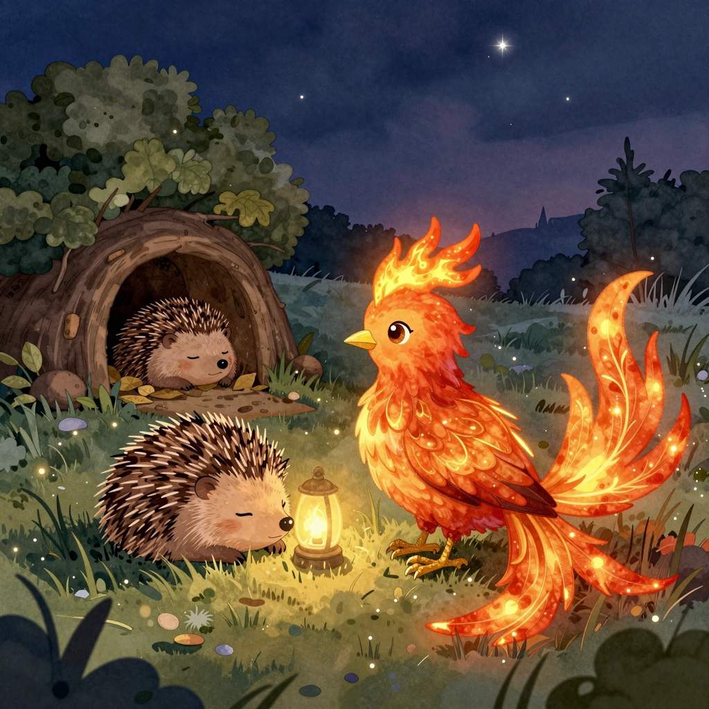 Płomyk i pierwszy szron - ilustracja 5