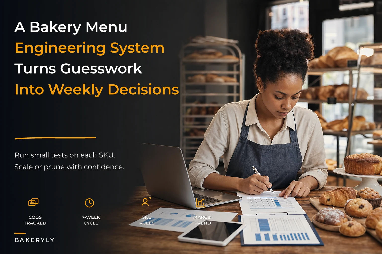 Build a repeatable bakery menu‑engineering system: experiments, sample sizes and seasonal decision rules