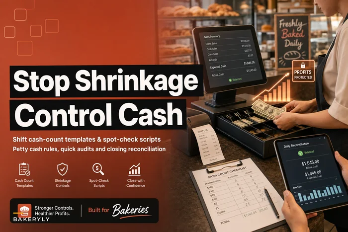 Don’t let till variance drain profits: POS cash handling, reconciliation and shrinkage controls for small bakeries