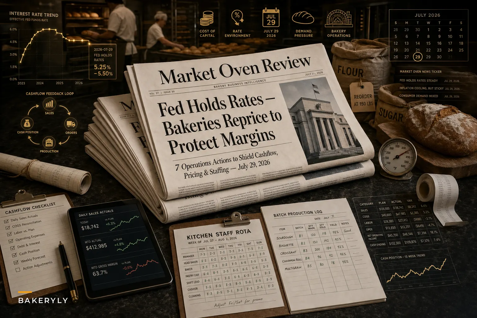 How the Fed's July 2026 Rate Decision Should Change Your Bakery's Cashflow, Pricing and Staffing Plans