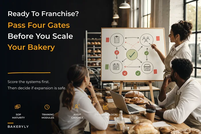 Is your bakery ready to franchise? An operational readiness scorecard and gates