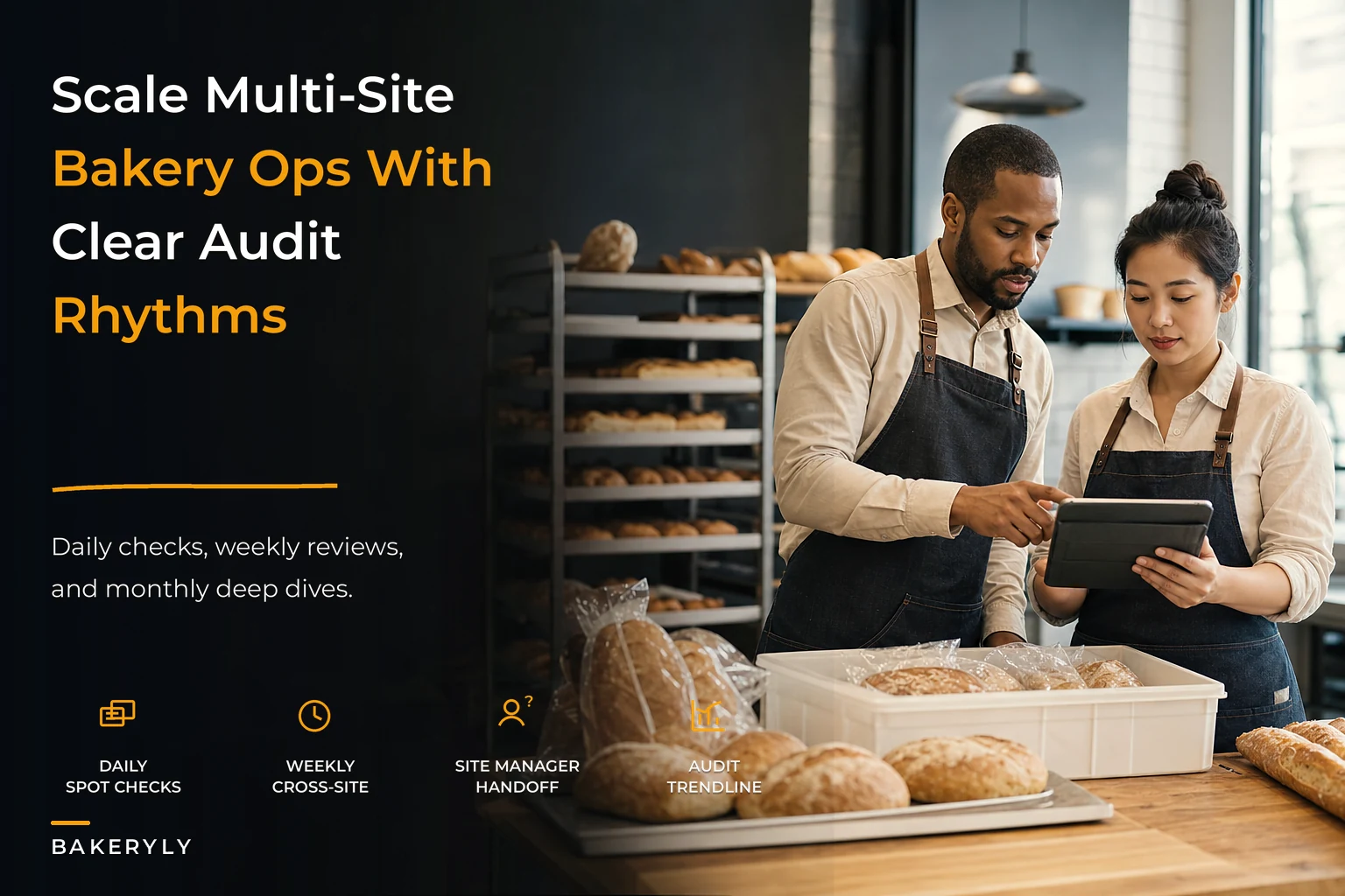 Scaling a bakery to multiple sites: a central-vs-local operating model, transfer rules and a simple audit cadence