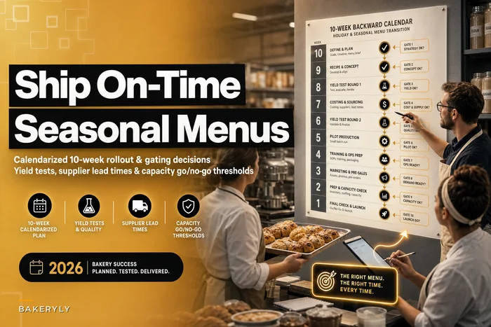 Ship seasonal menus on time: a calendarized 10‑week holiday & seasonal menu transition checklist