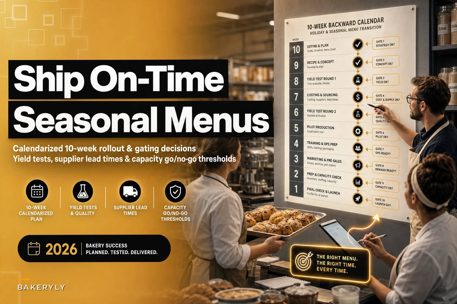 Ship seasonal menus on time: a calendarized 10‑week holiday & seasonal menu transition checklist