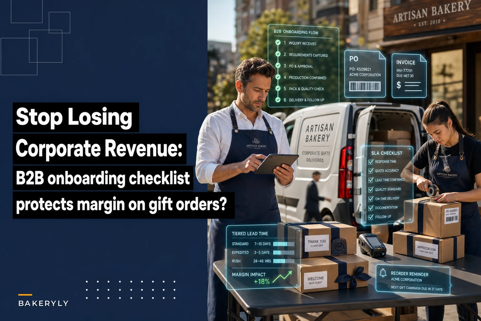 Stop losing corporate revenue to chaos: a B2B onboarding checklist that protects margin for gift and corporate orders