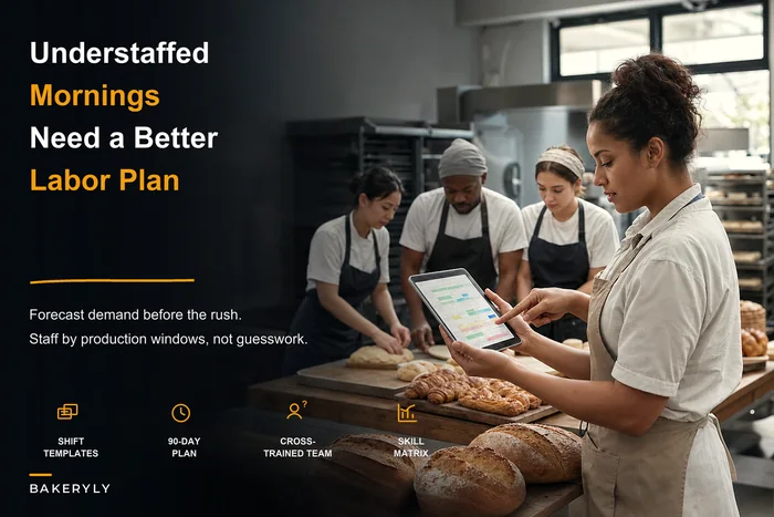 Stop understaffed mornings: a demand‑based staffing system for bakeries (forecasting, rotas, cross‑training)