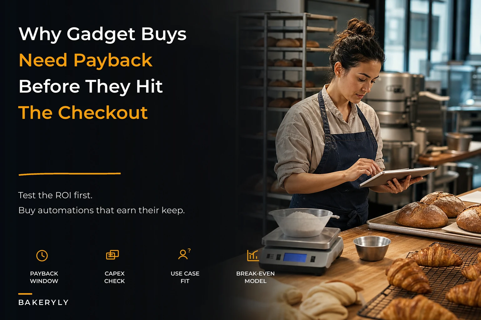 Stop wasting money on gadgets: an ROI‑first checklist for small bakery automations