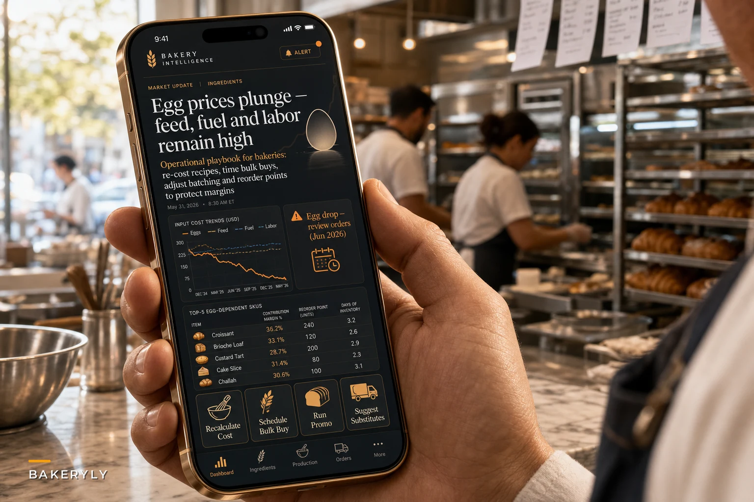 When egg prices plunge (but input costs persist): how bakeries should re-cost, reorder and re-schedule now