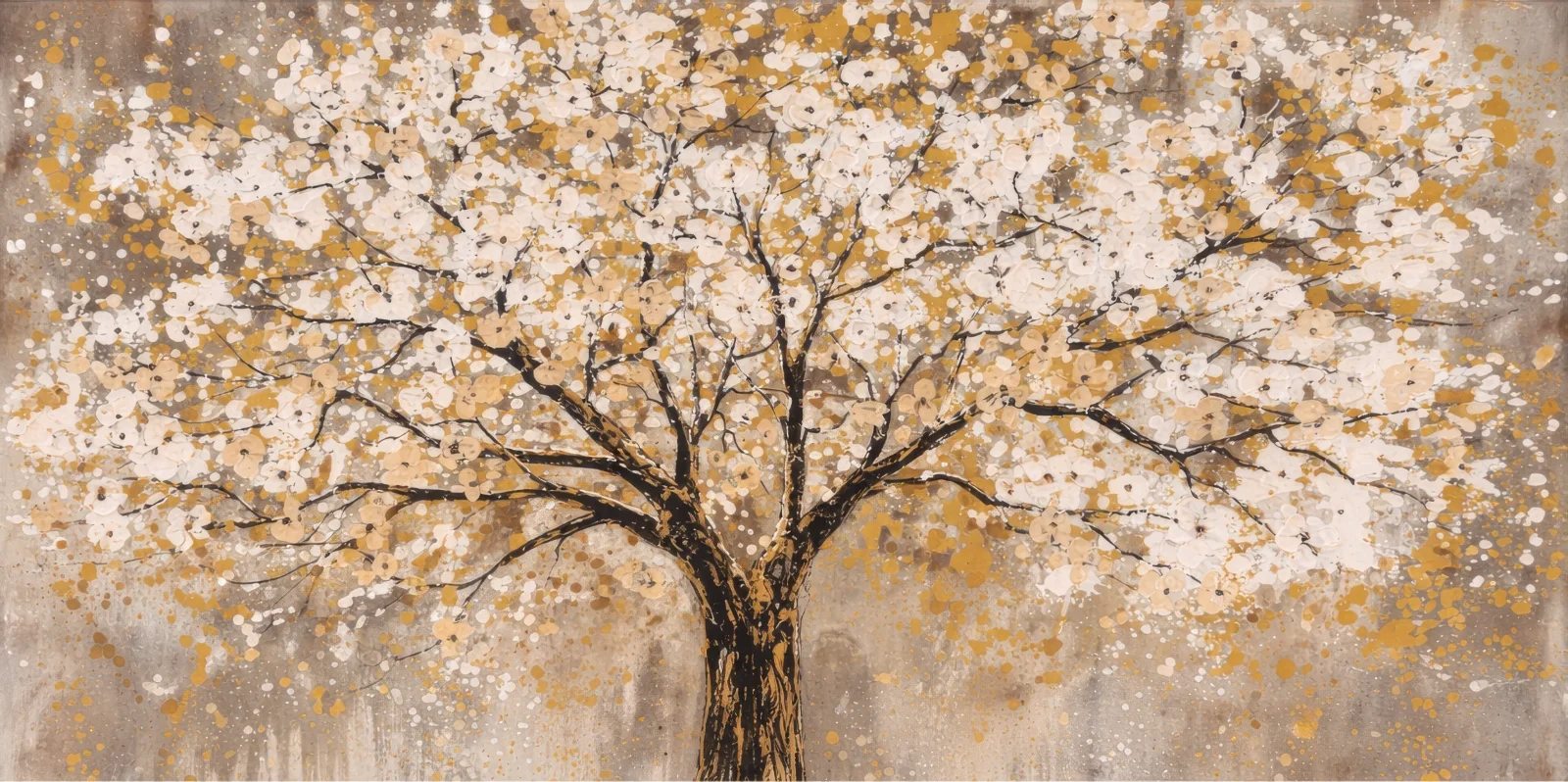 Árbol de Destellos Crema