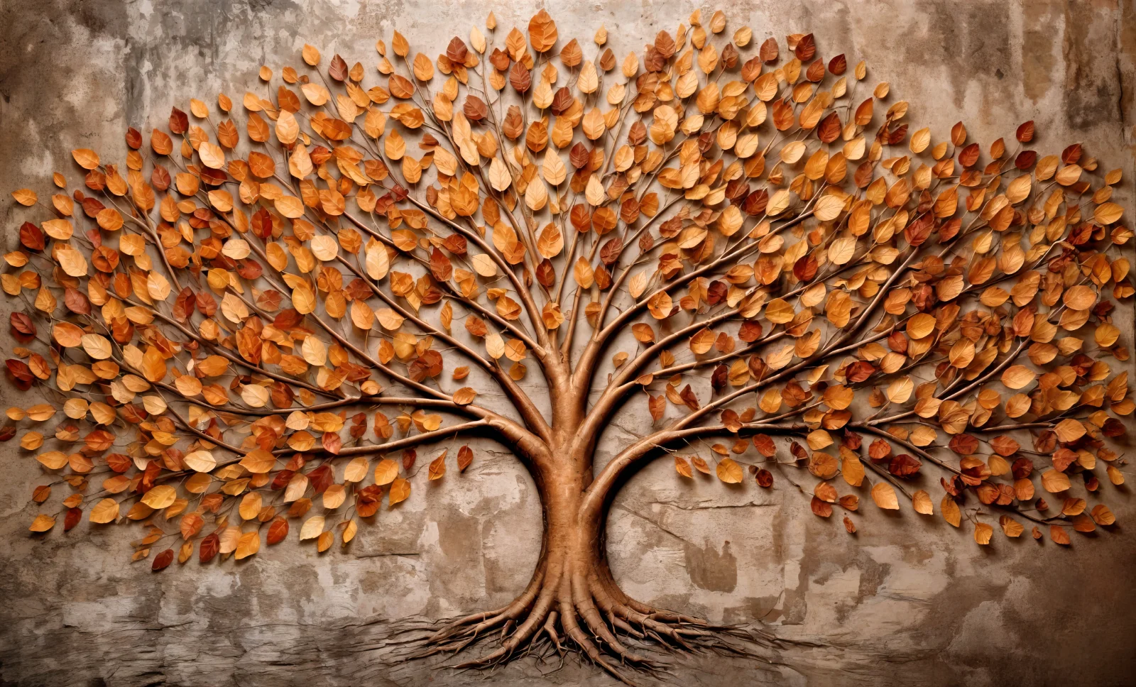 Árbol de Escultura Dorada