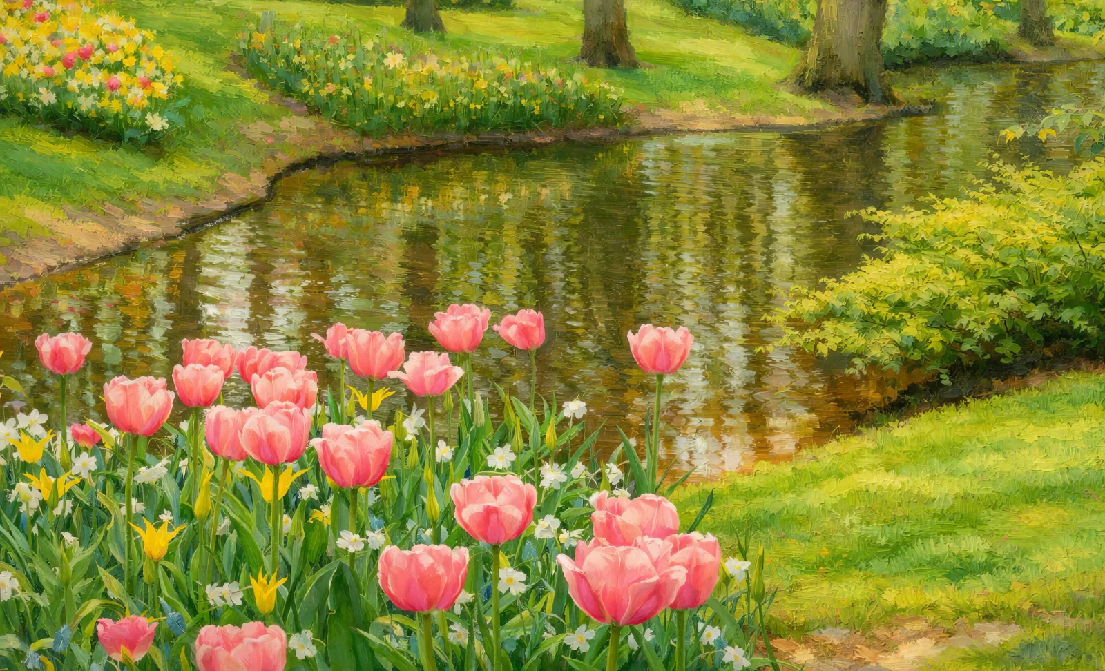Tulipanes al Río