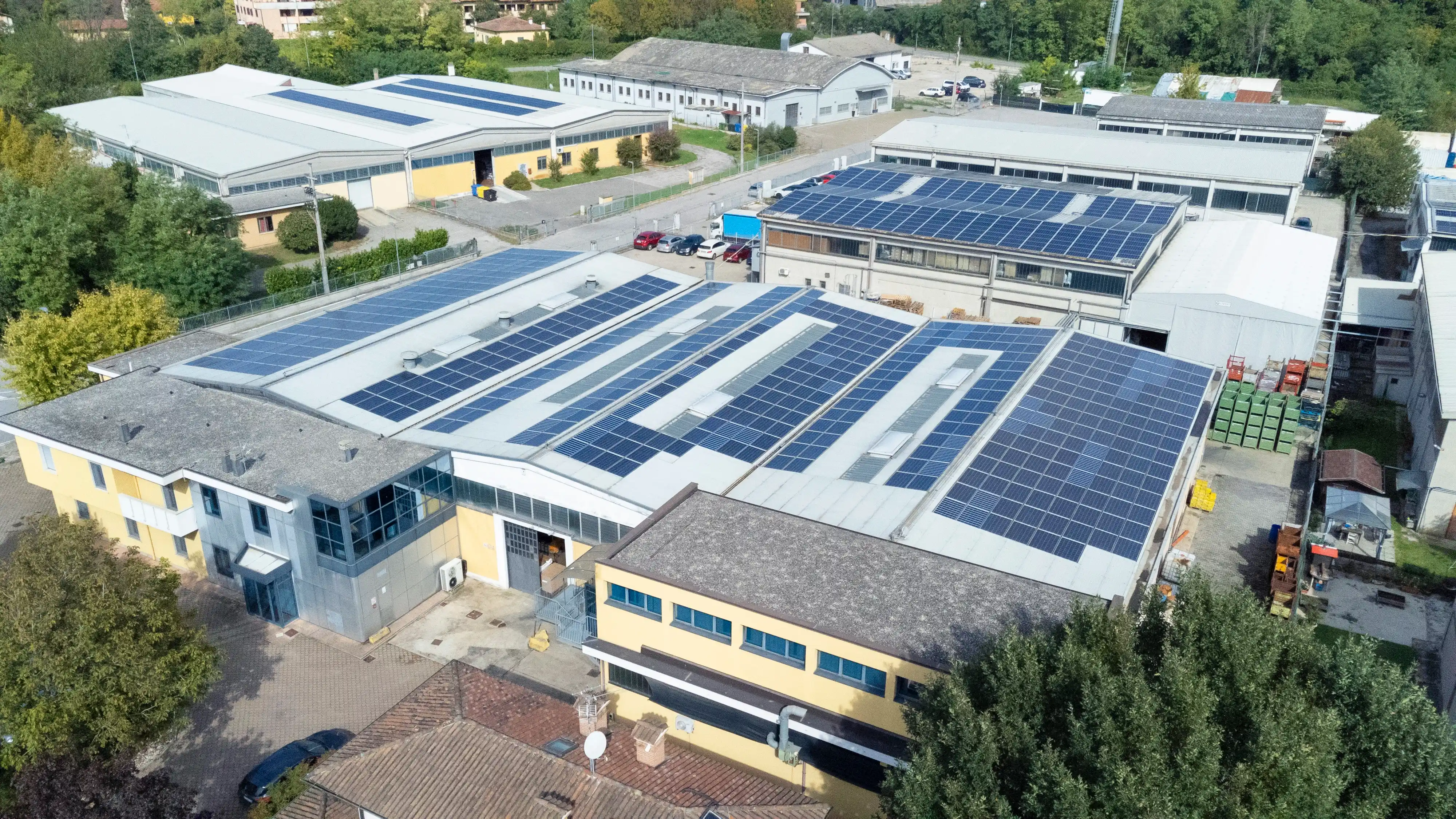 Foto della sede Baldan vista drone